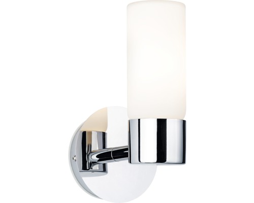 Wandlamp IP44 1-lichts Eleon chroom/satijn H 203 mm