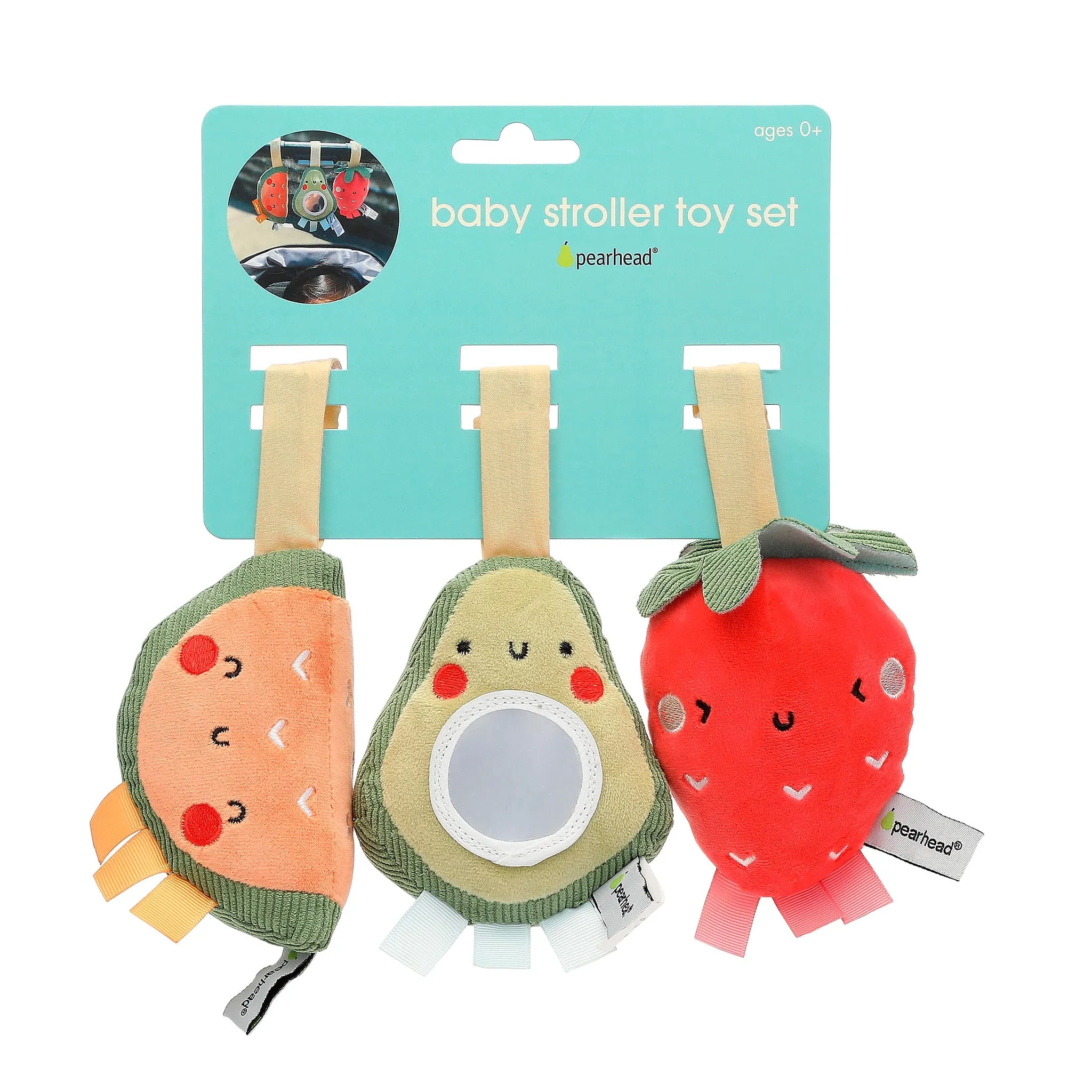 Pearhead Jouets pour Poussette - Fruits