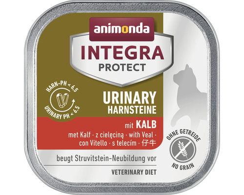 Animonda Integra Protect Urinary Struvite Kalfsvoer Natvoer voor Katten