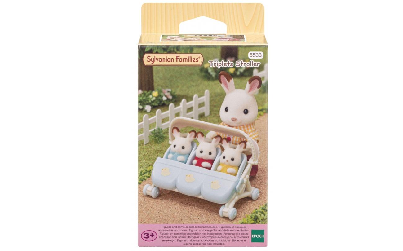 Sylvanian Families 5533 Wandelwagen Drieling