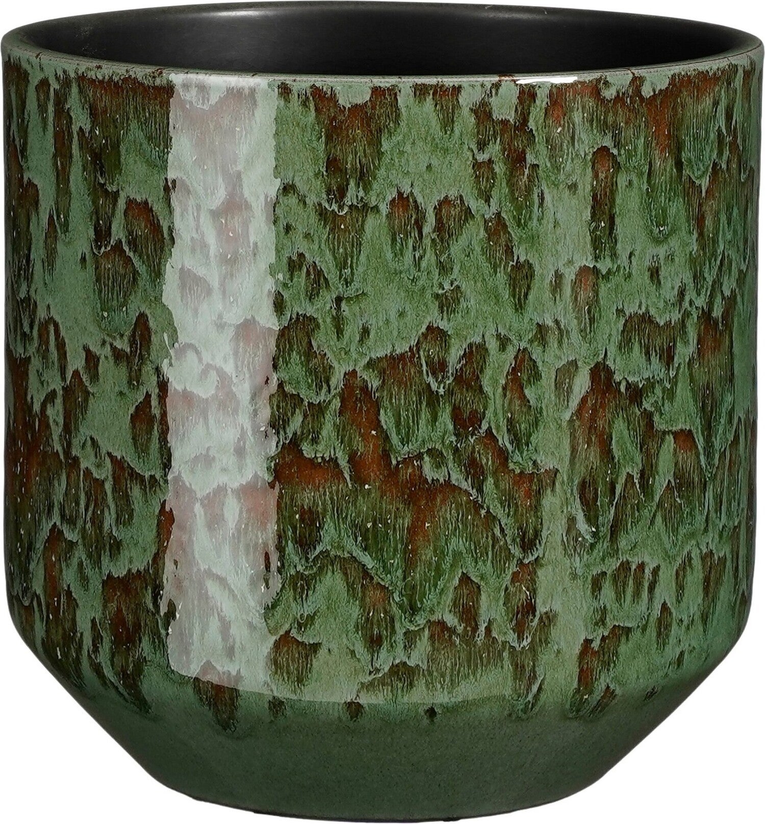 Mica Decorations bloempot Sebastian groen D 24 H 23 cm