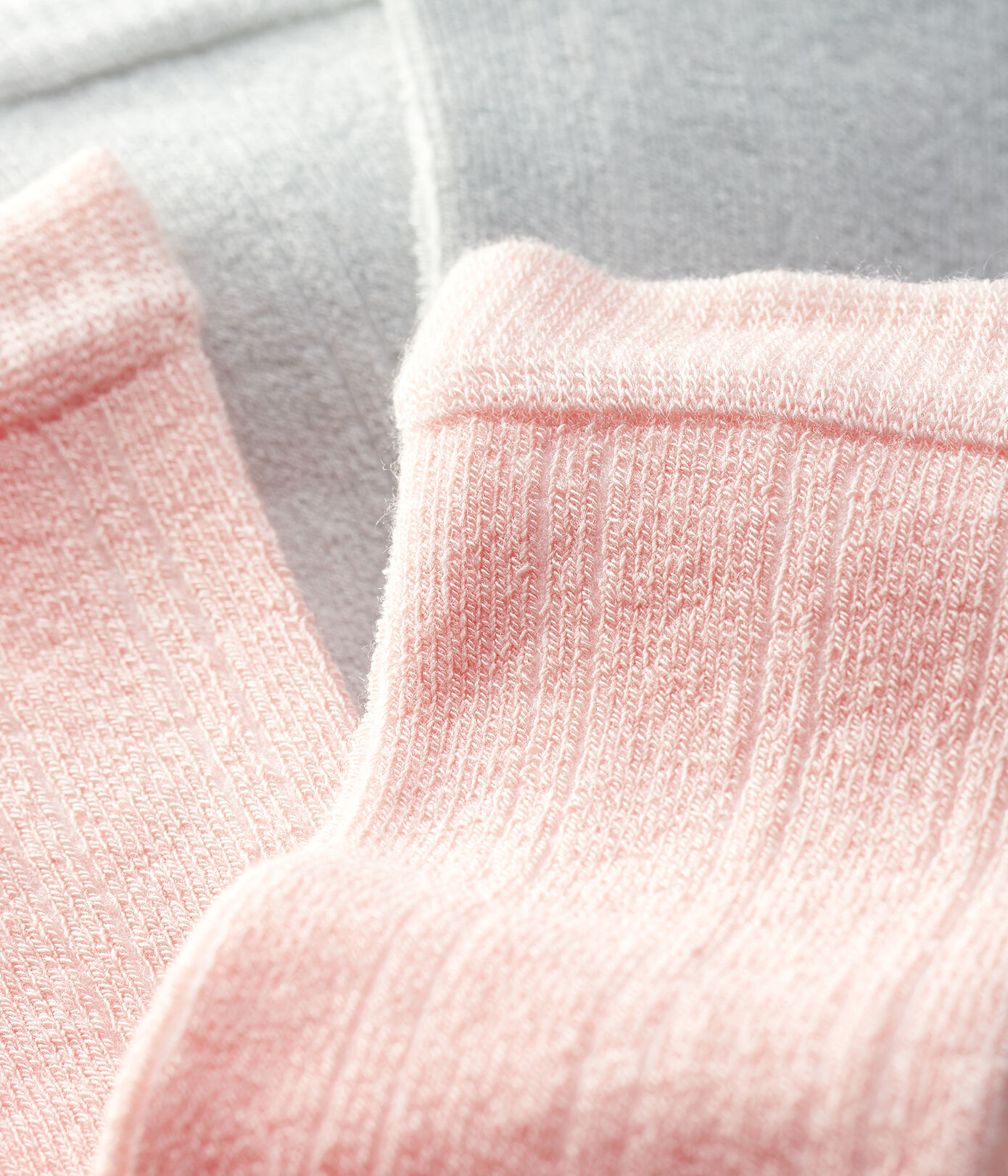 Lot de 2 chaussettes rayées bébé fille