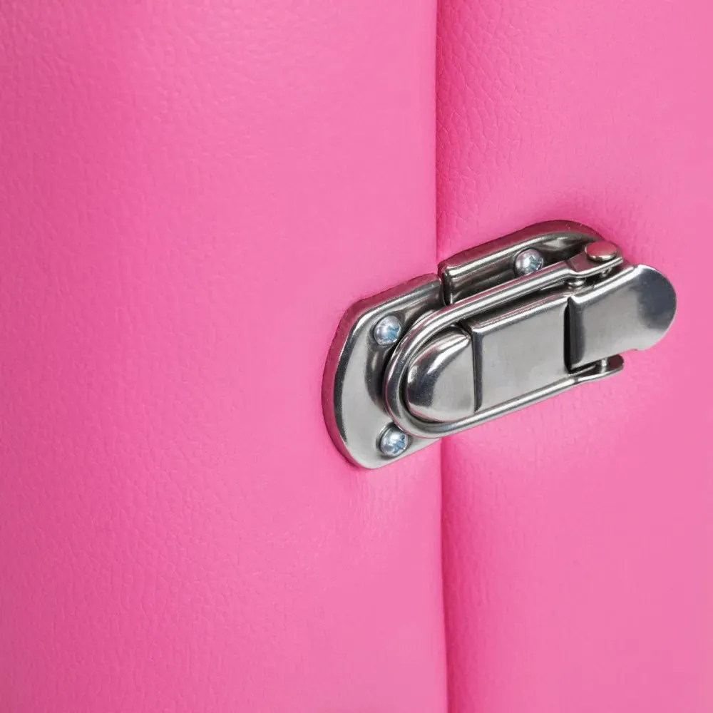 Activeshop sammenklappelig massagebriks i aluminium, model Activ Fizjo Comfort, pink