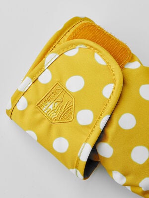 Hestra Kid's Hygge Votter, Saffran Print