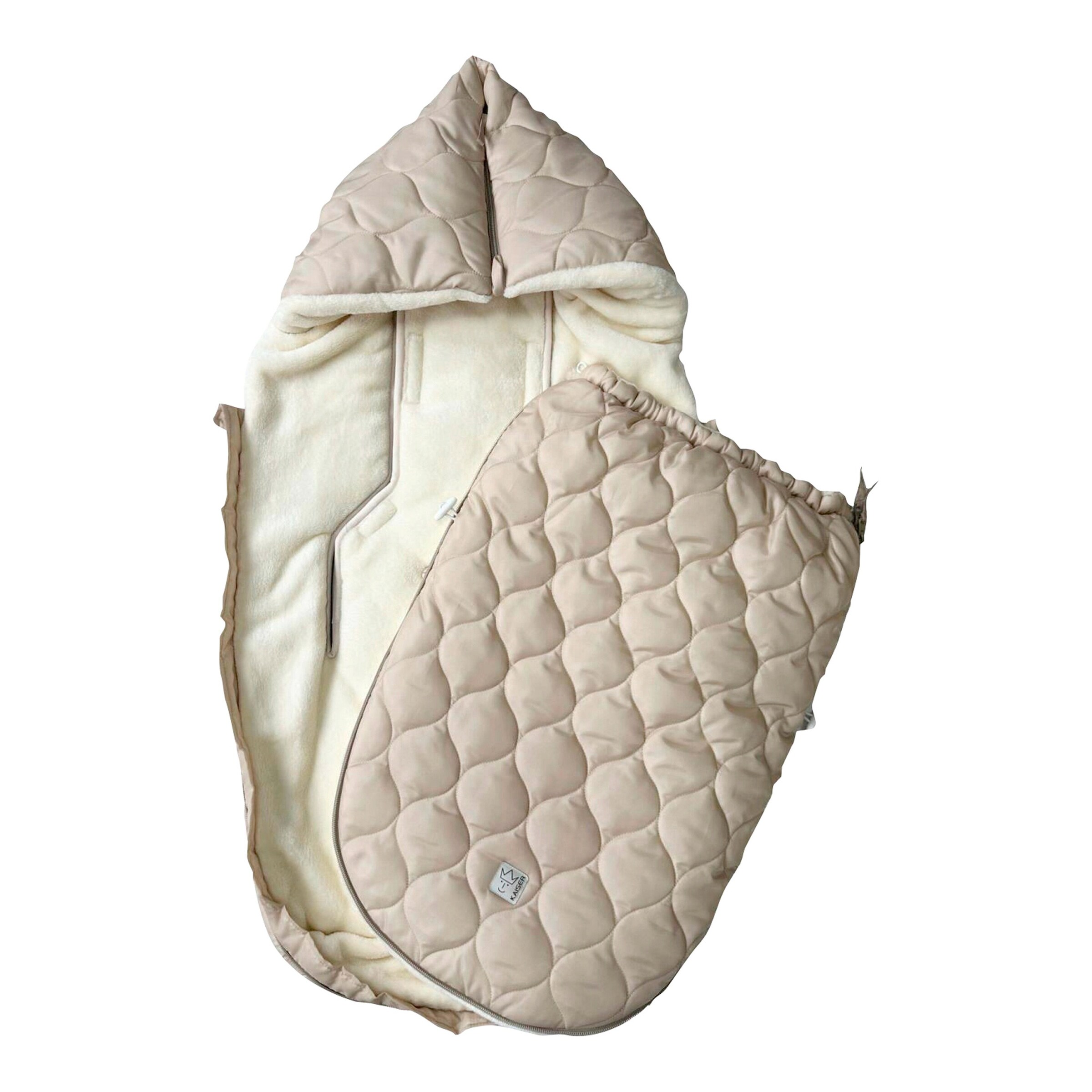 Kaiser Fußsack RECY XL sand/cream