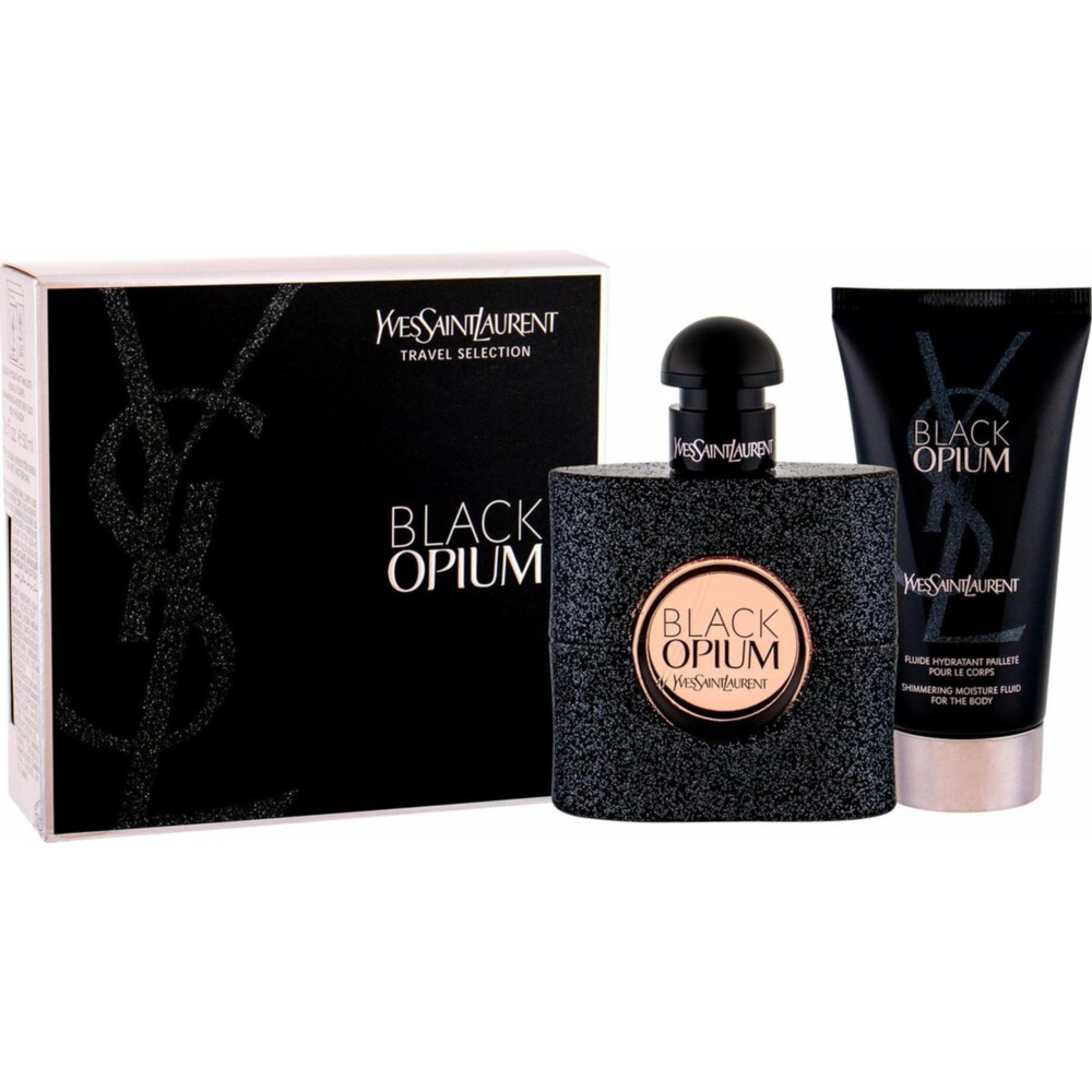 Yves Saint Laurent Black Opium Geschenkset Eau de Parfum 50 ml + Shimmering Body Lotion 50 ml1 set