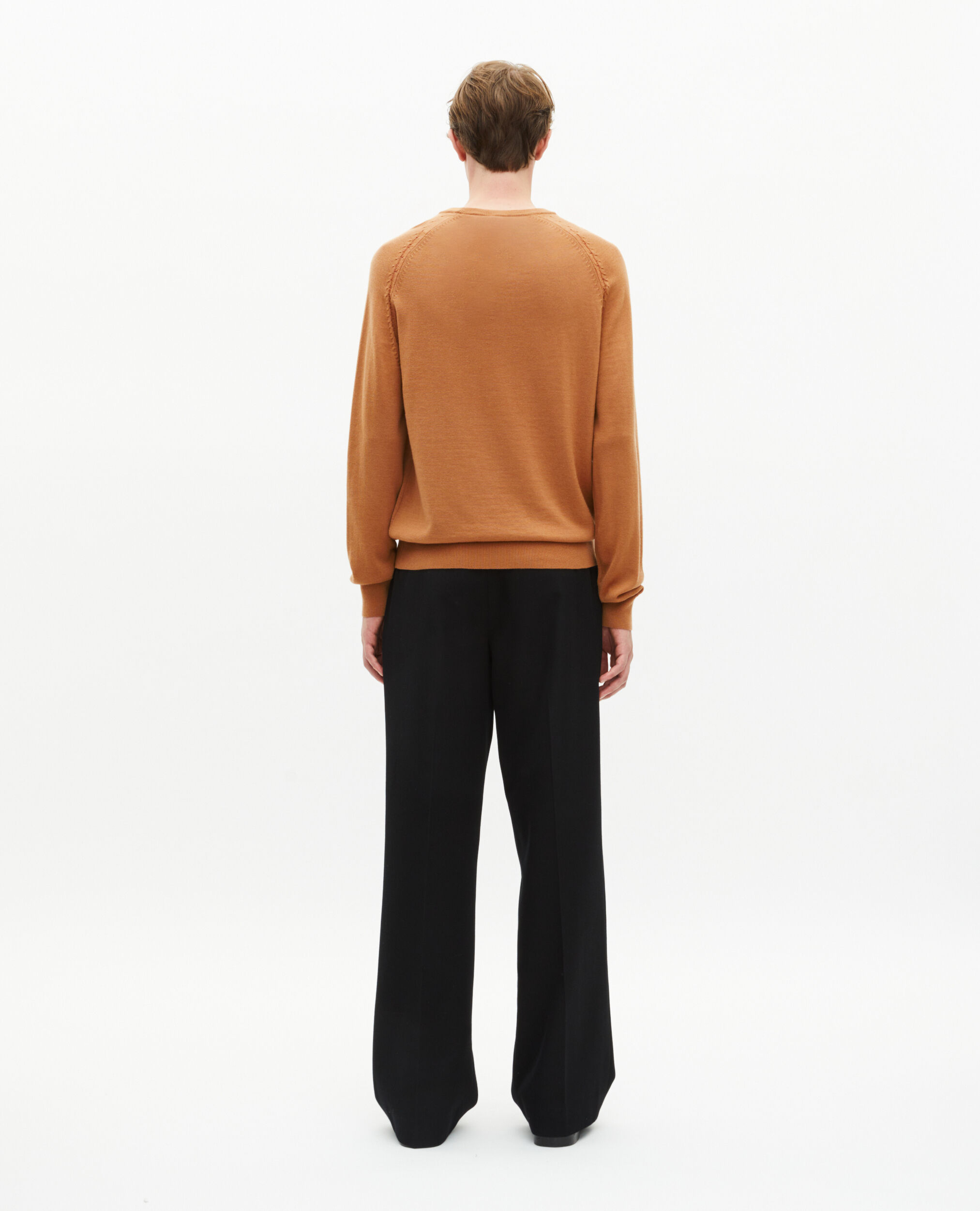 Pull en laine Mérinos camel