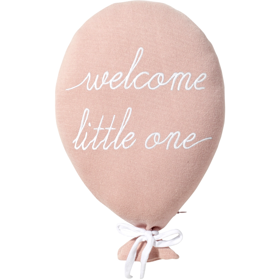 Nordic Coast Company Dekokissen Ballon welcome little one rosa