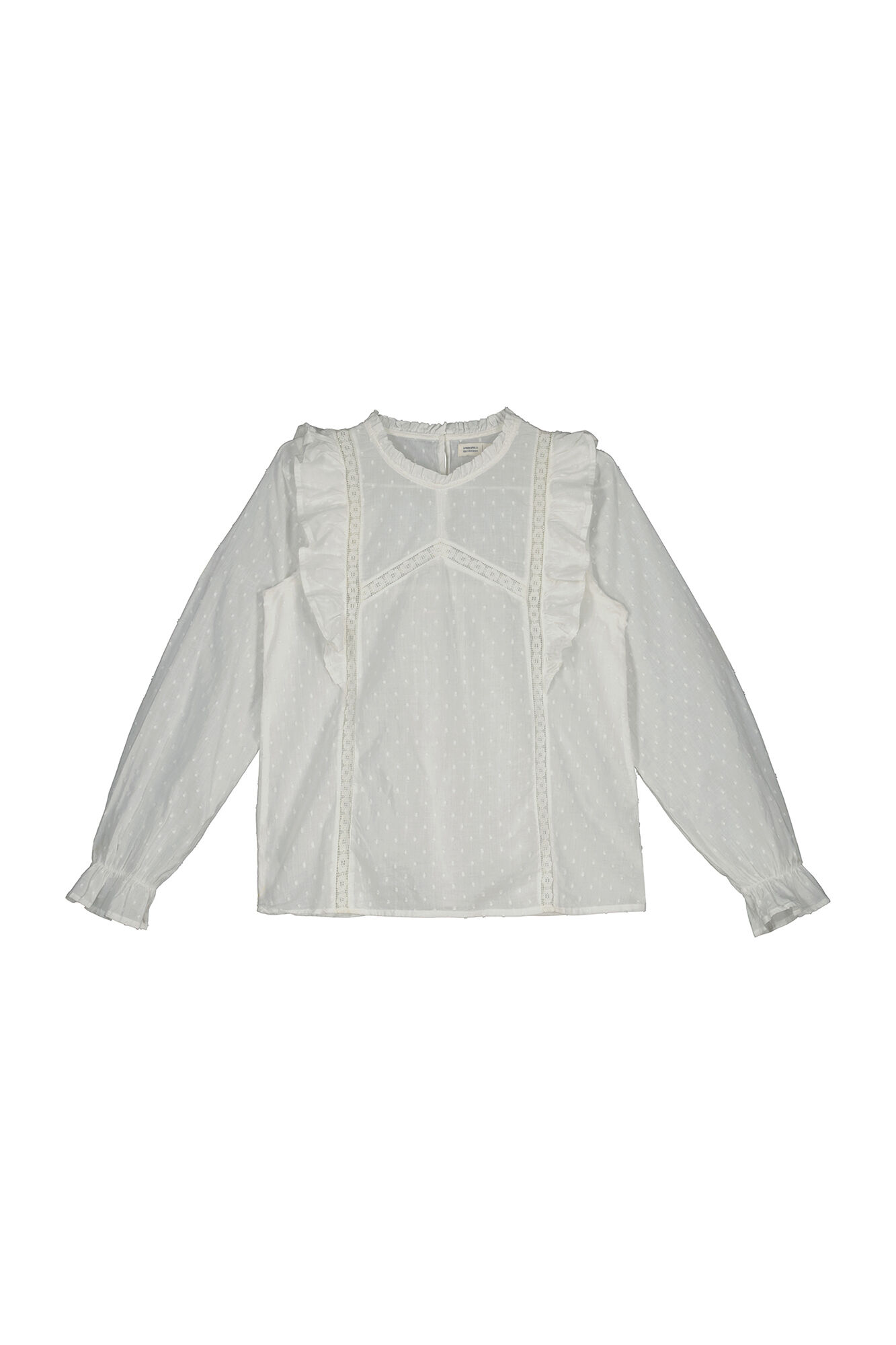 Blusa Plumeti Volantes - marrom