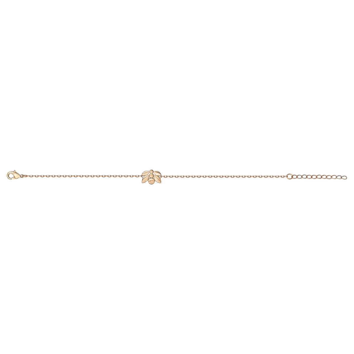 Bracelet souple mono-motif en Plaqué Or