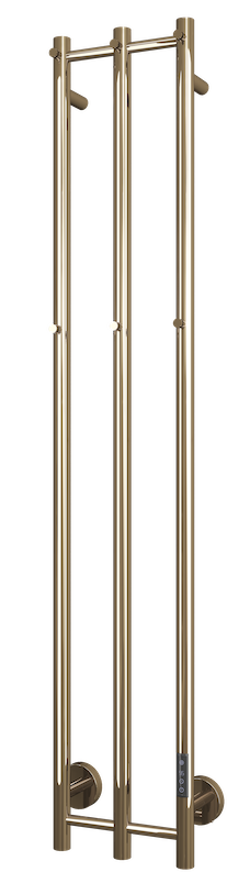 TVS Design Plus 3 elektrische radiator 150x28cm goud glans