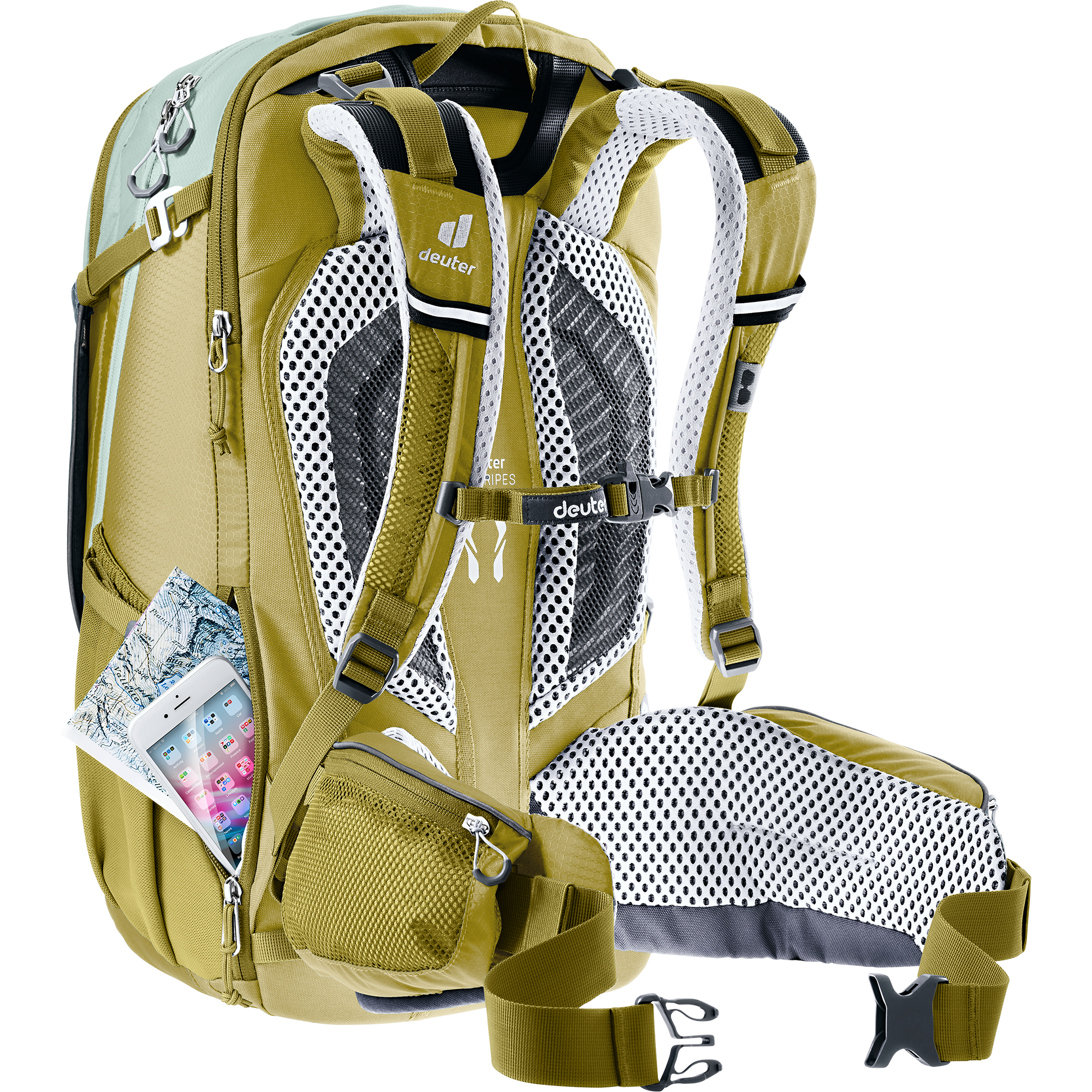 deuter Trans Alpine Pro 26l SL Bike Rucksack Damen frost linden