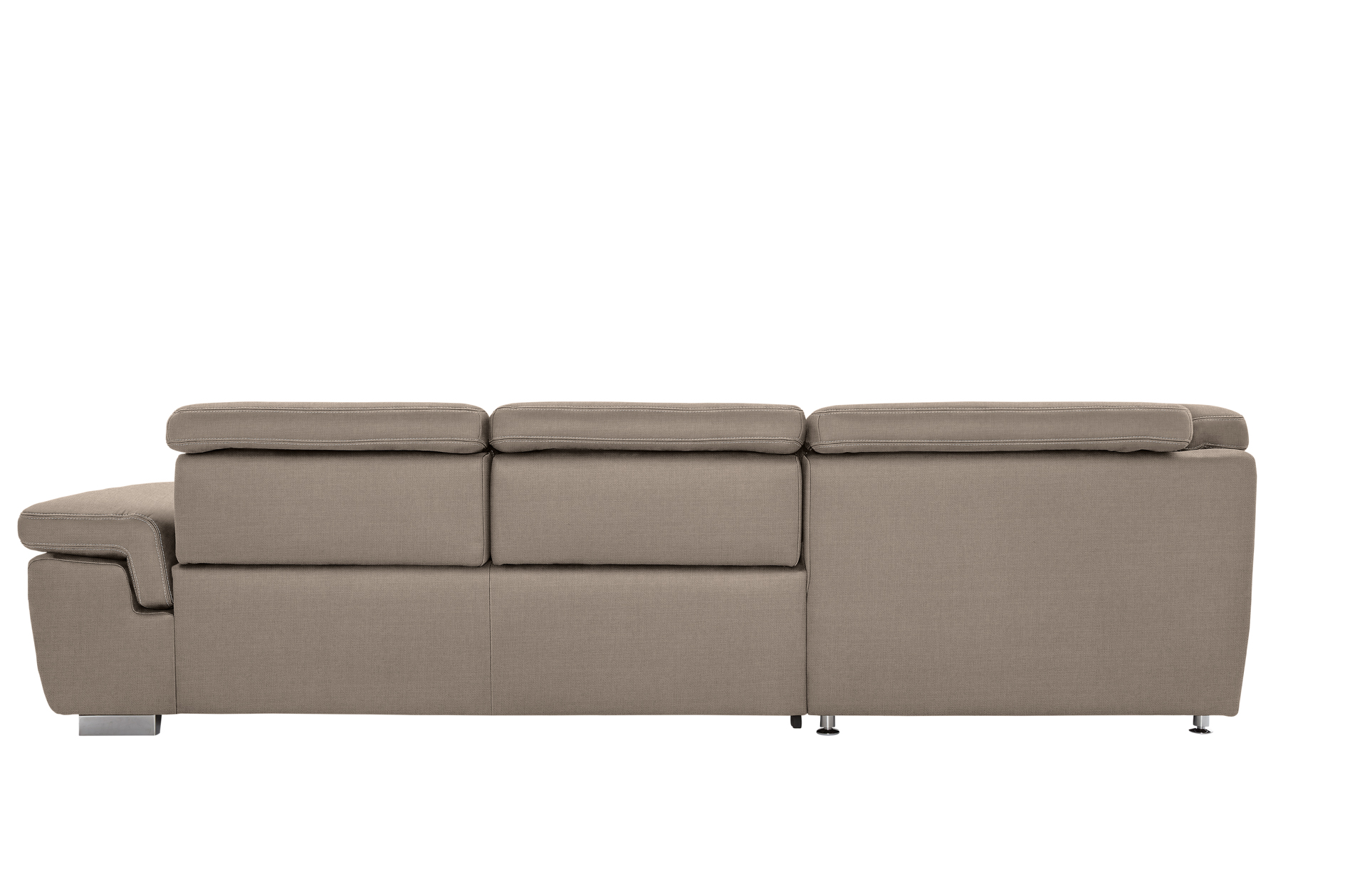 polsterpower Boxspringsofa - Miro mandel - Basismodell - Ottomane links