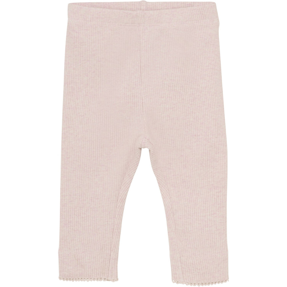 Køb FIXONI Hushed Violet Melange Leggings Mélange Rib