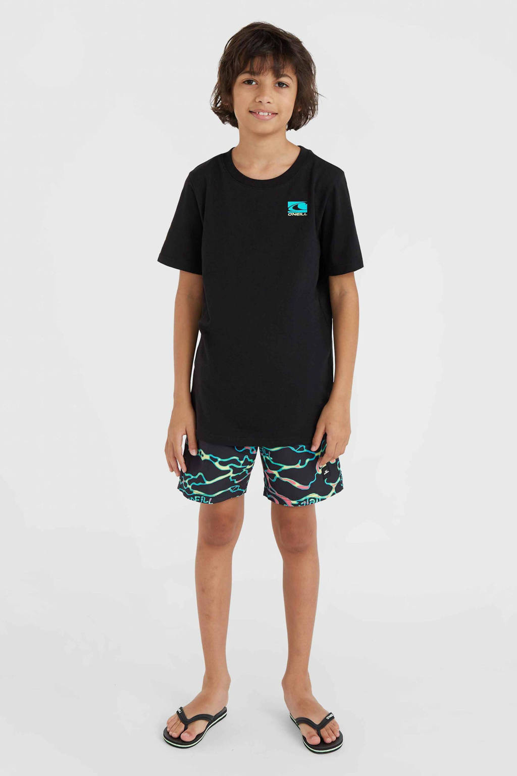 O'Neill T-shirt met backprint zwart