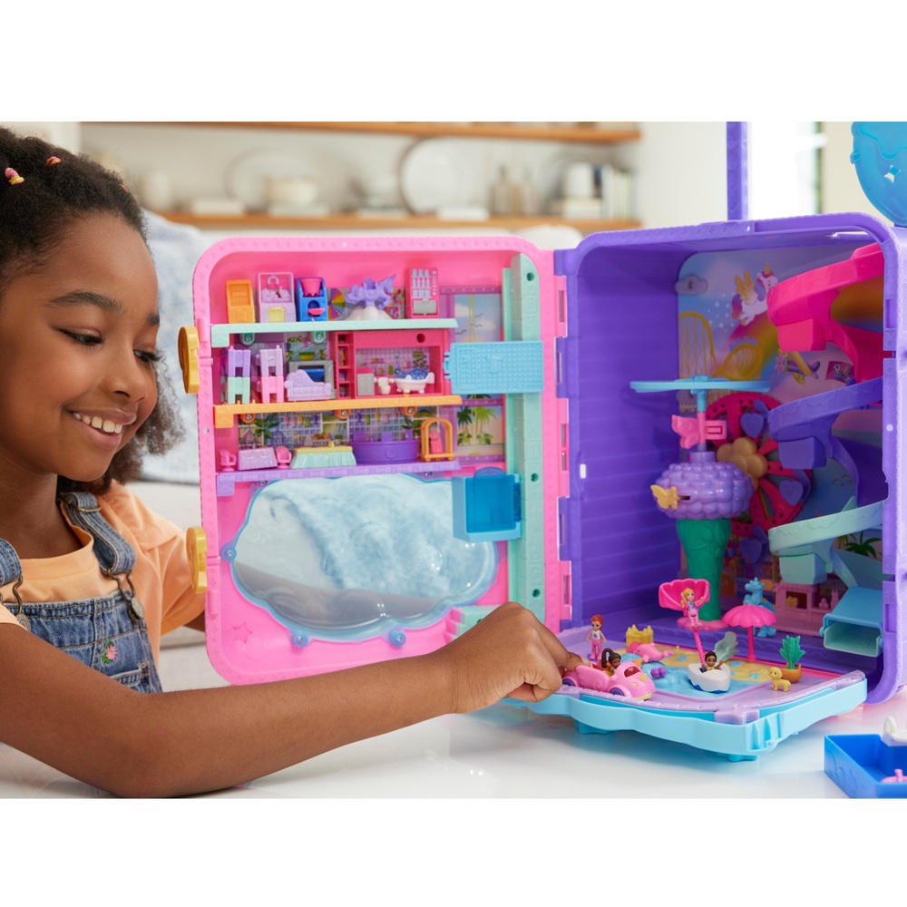 Polly Pocket Pollyville Resort Rollkoffer-Spielset