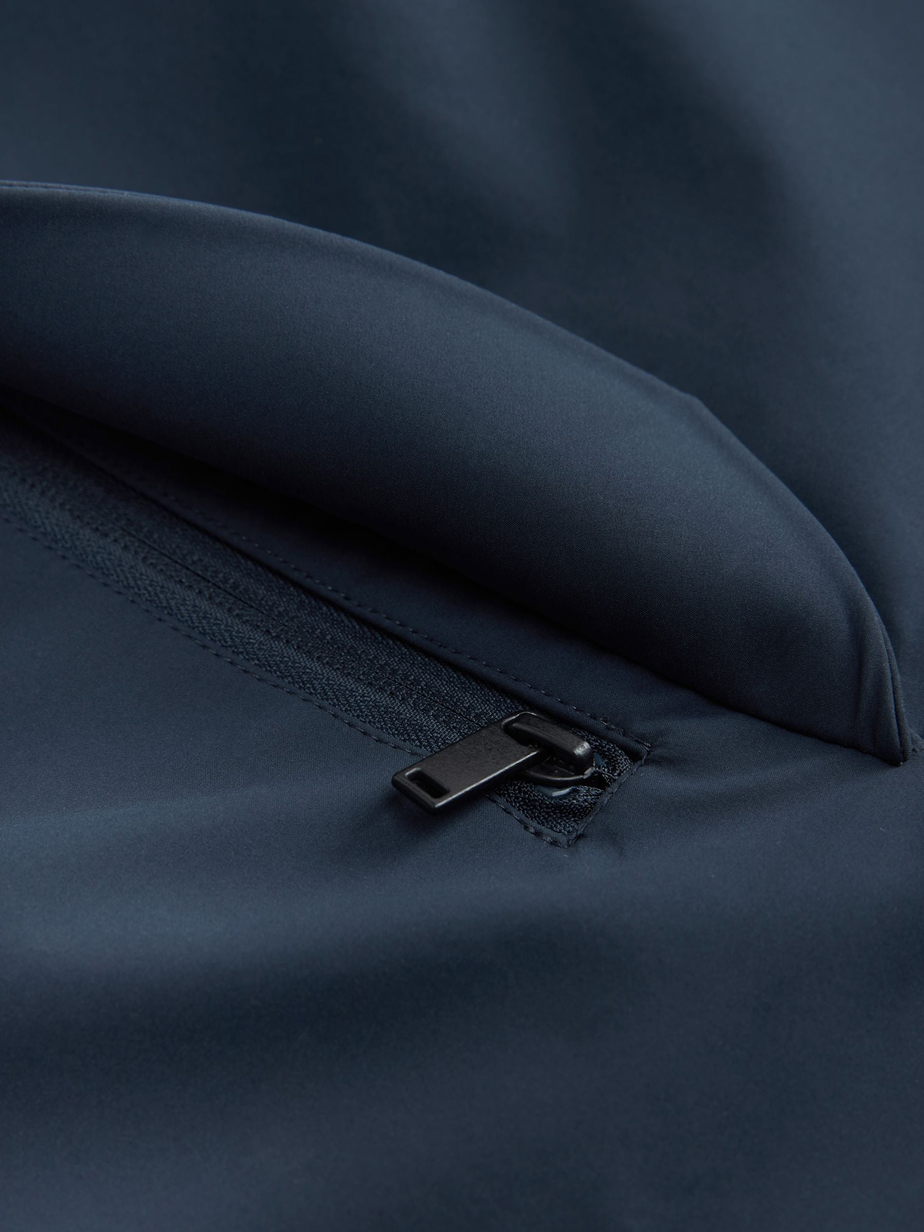 Marineblauw - Drytech Waterdichte Jas met Capuchon en Getapete Naden