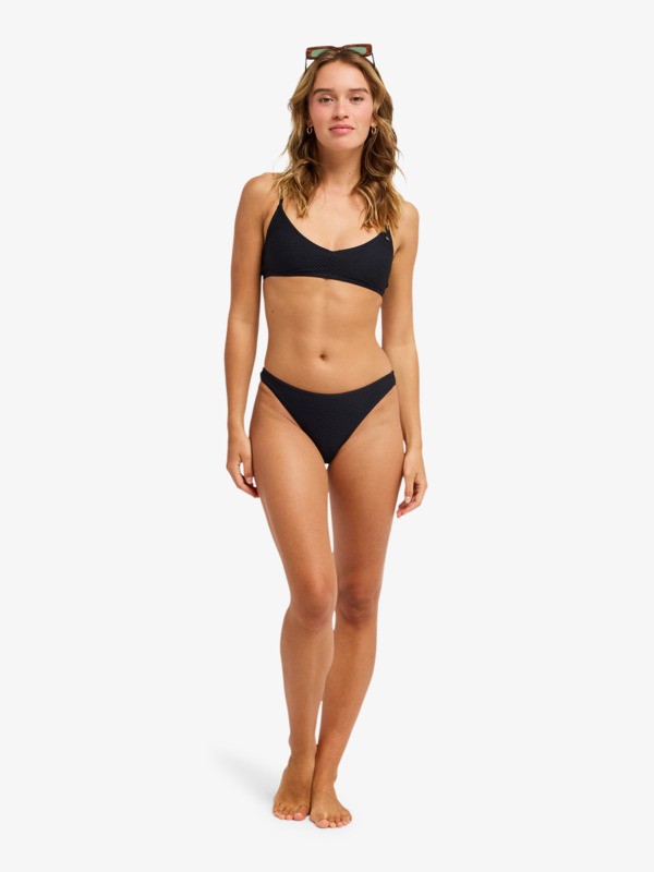 Roxy Island Athletic Bra Haut de bikini bralette Noir Femme