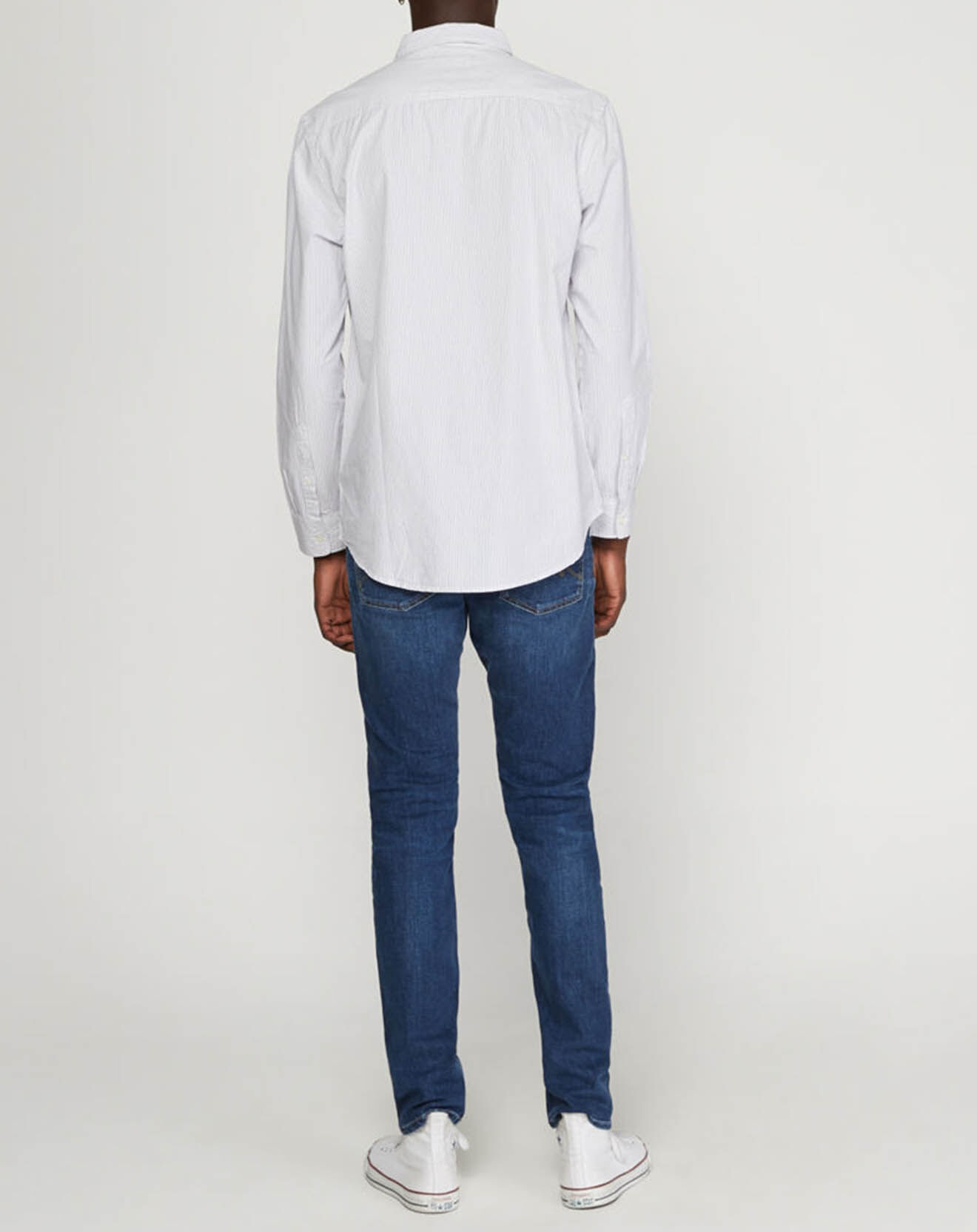 Quiksilver Chemise slim Everyday rayures blanc/bleu