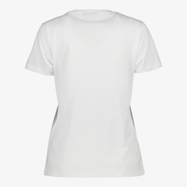 TwoDay dames T-shirt wit met tijgeropdruk