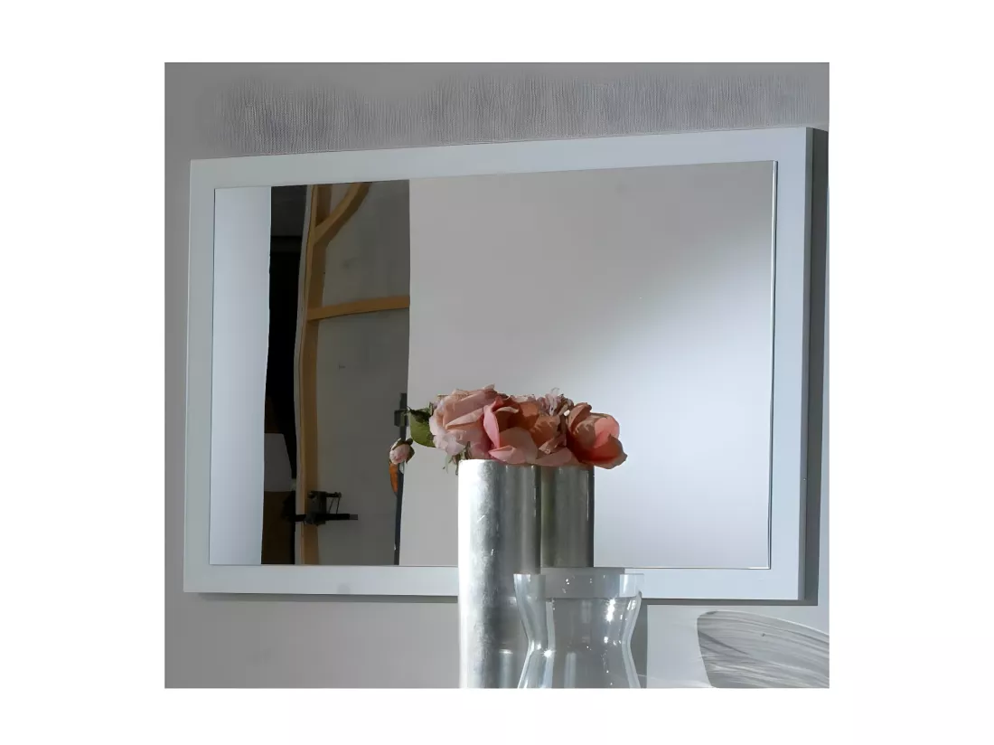 Chambre Complète 160x200 Laqué Blanc Brillant - AREZZO