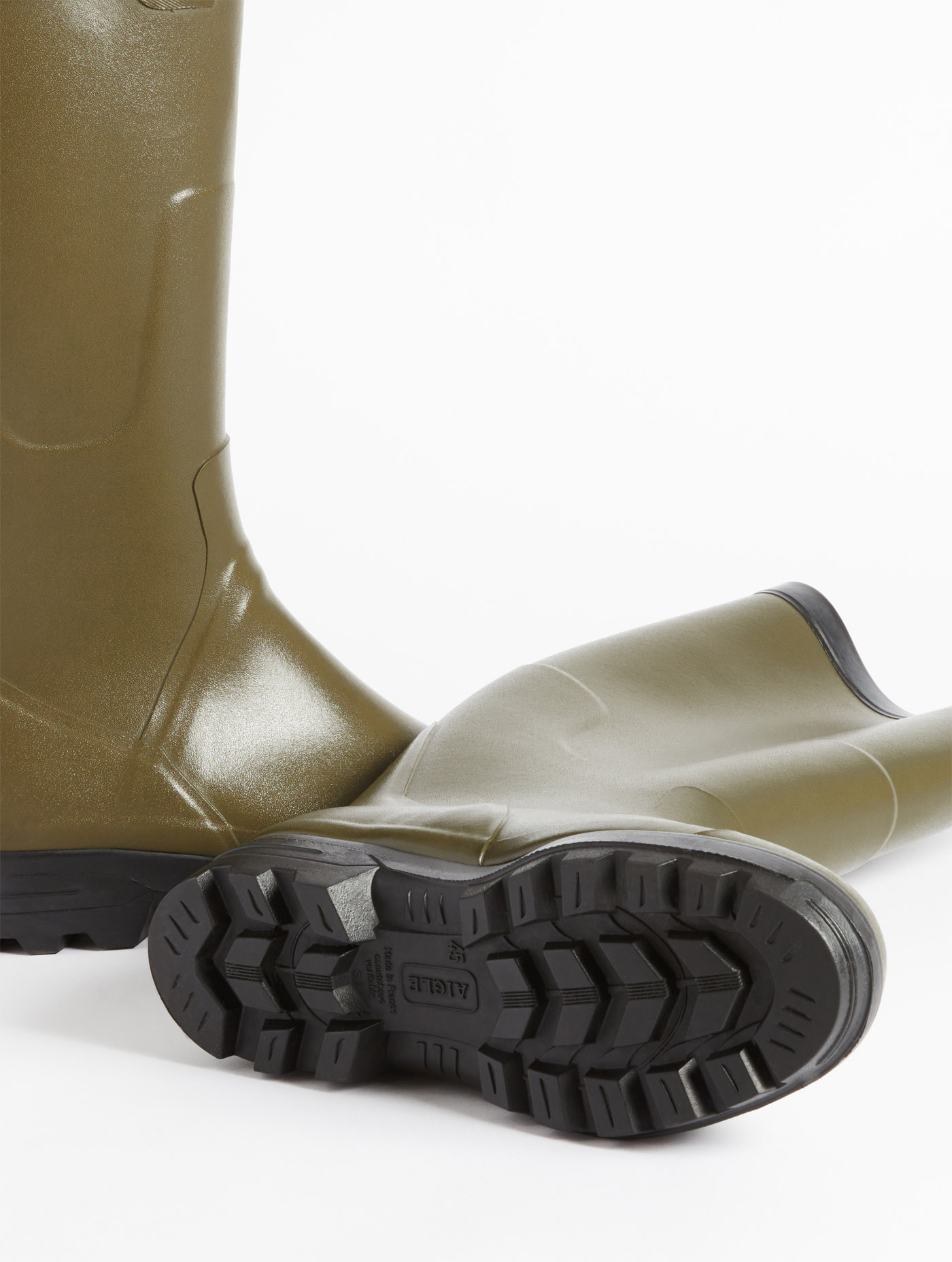 La botte experte légère pour mollets larges KAKI