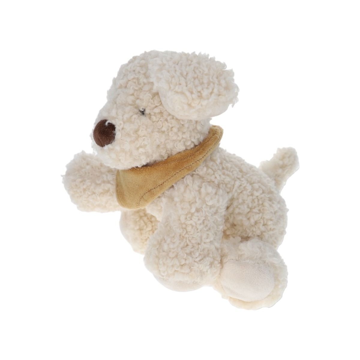 Peluche bichon bouclette écru Frisette