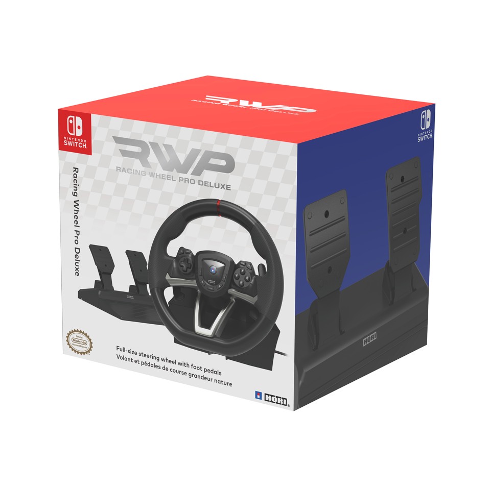 HORI - Racing Wheel Pro Deluxe + 7-Speed Racing Shifter Bundle For PC (Windows 11/10)
