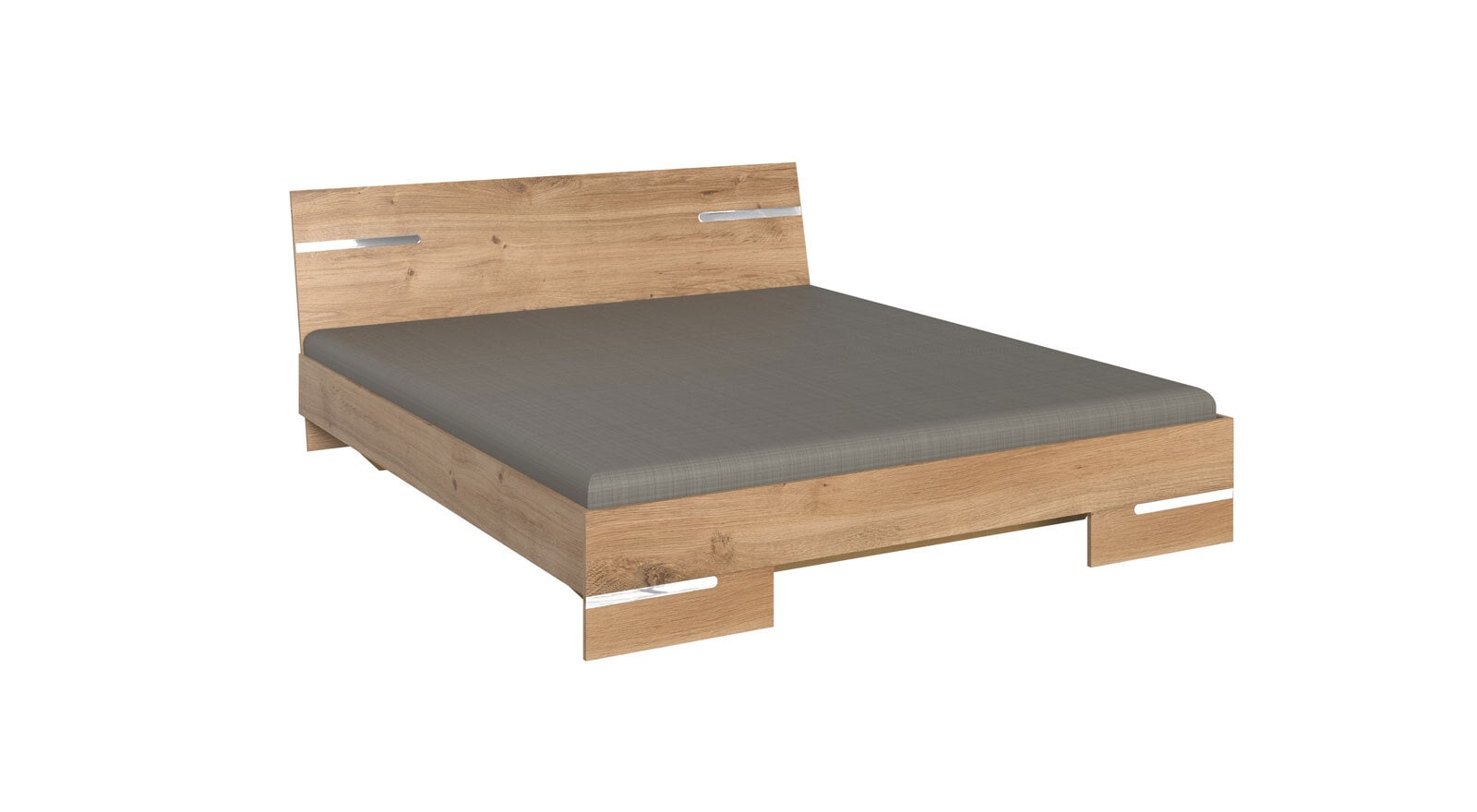 Futonbett Anna Eiche sägerau Nachbildung ca. 140 x 190 cm