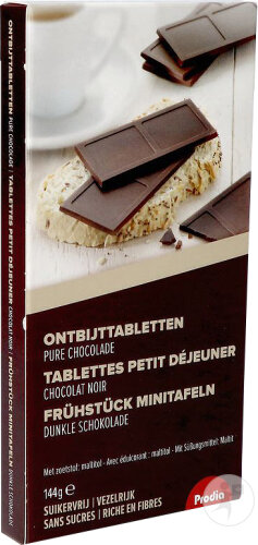 Revogan Prodia Tablettes Petit Déjeuner Choco Noir 144g