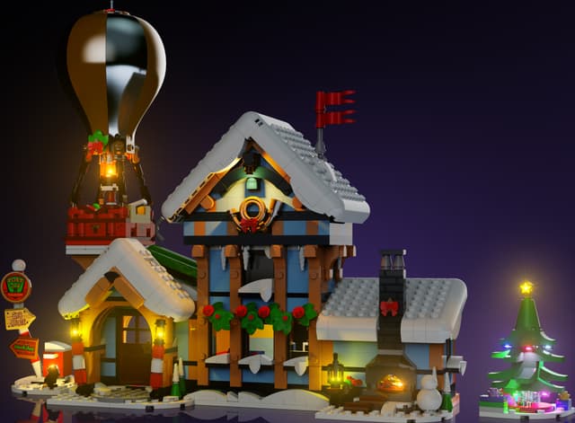 Light My Bricks™ Santa's Post Office lyskit