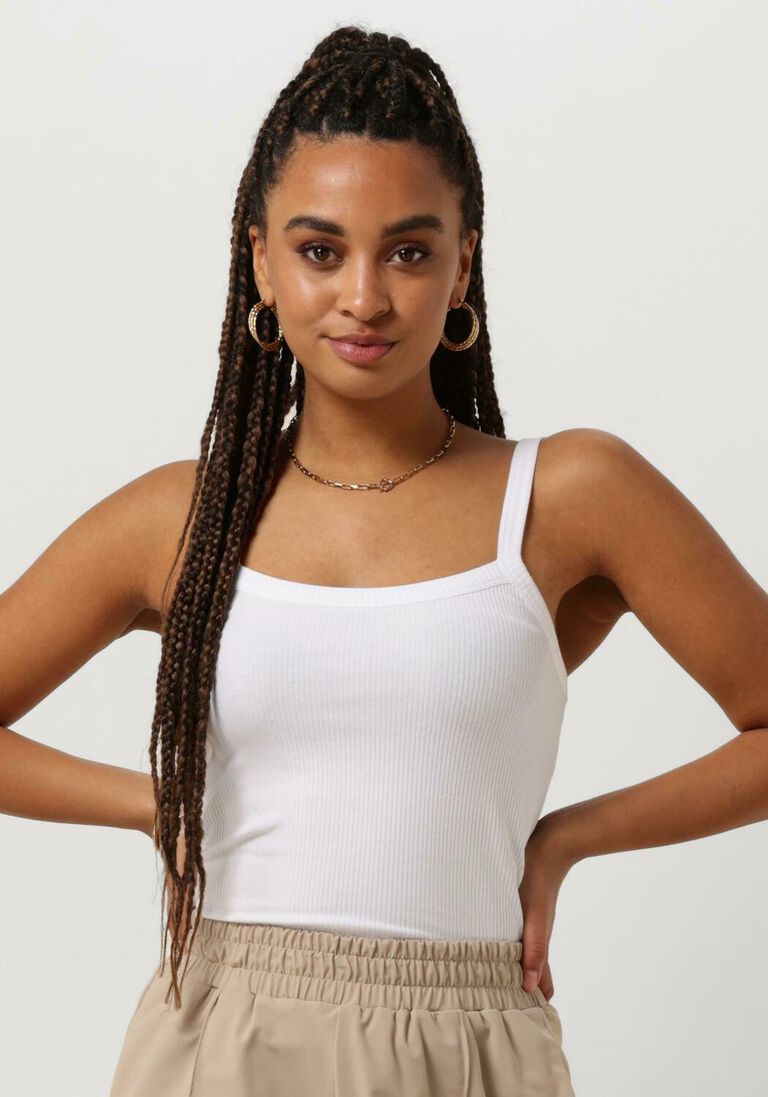 SELECTED FEMME witte selected femme top slfcelica anna strap tank top