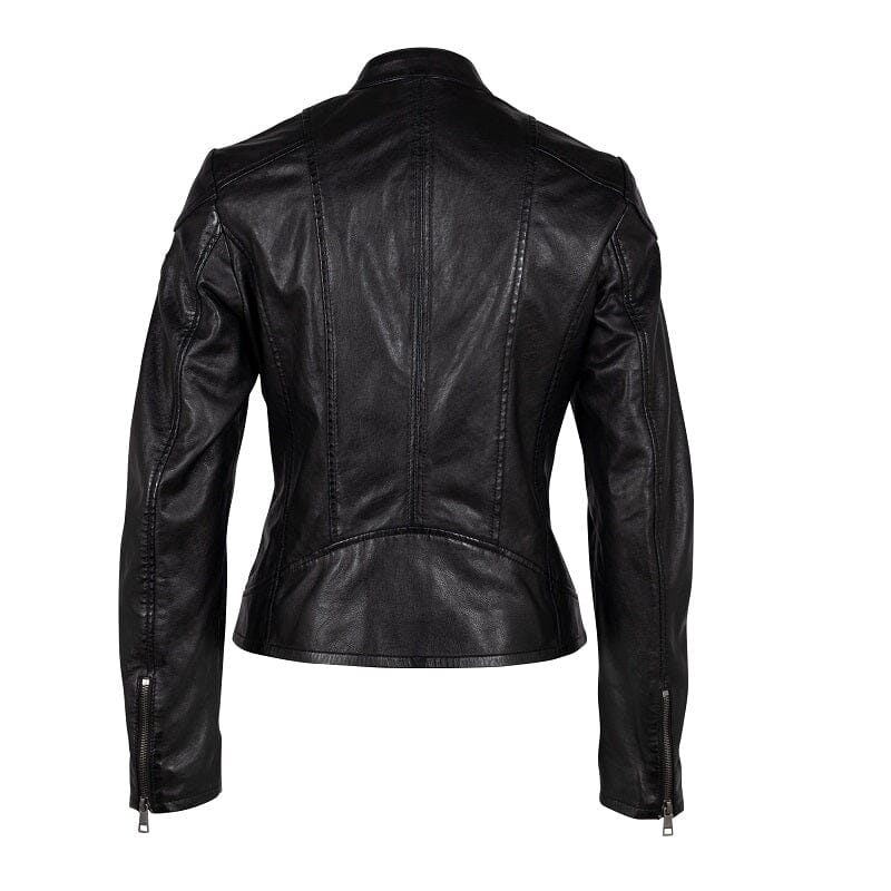 Gypsy zwarte leren jas Keili