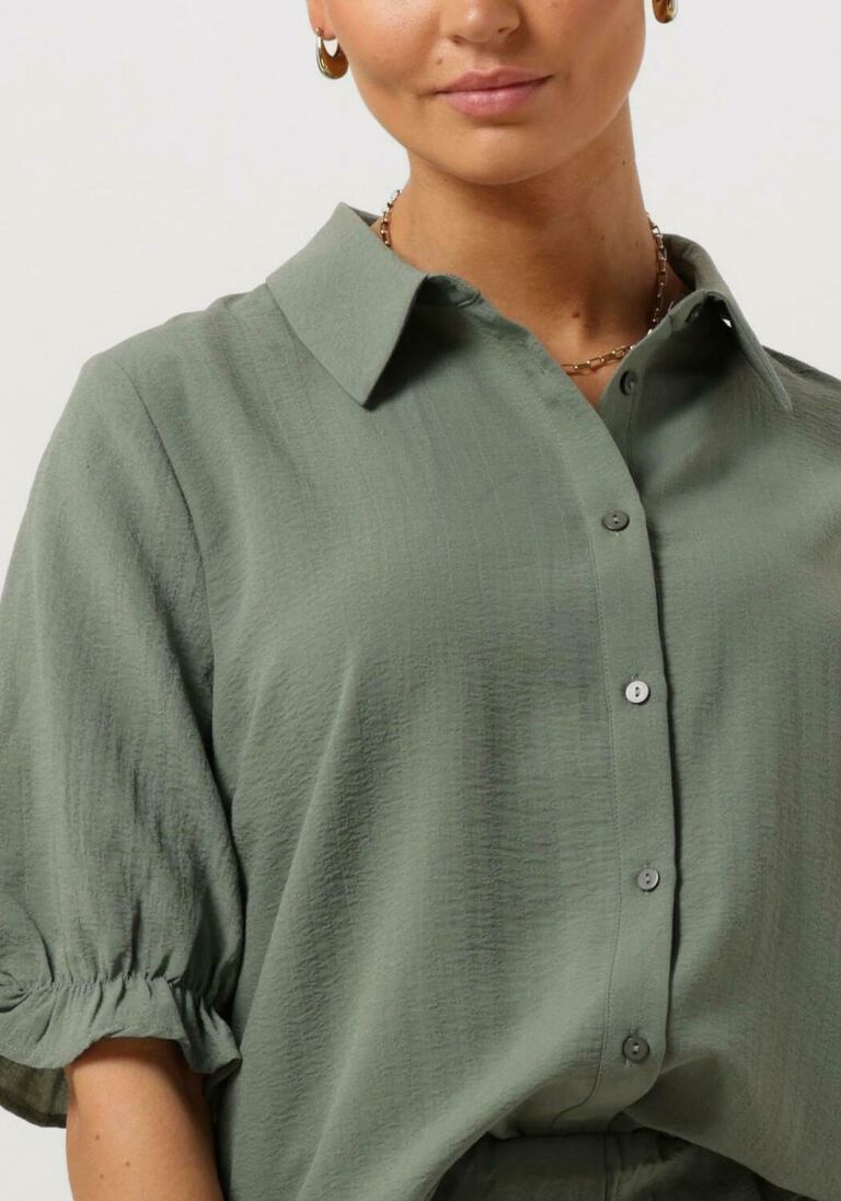 MODSTR\u00D6M groene modstr&ouml;m blouse huntleymd shirt
