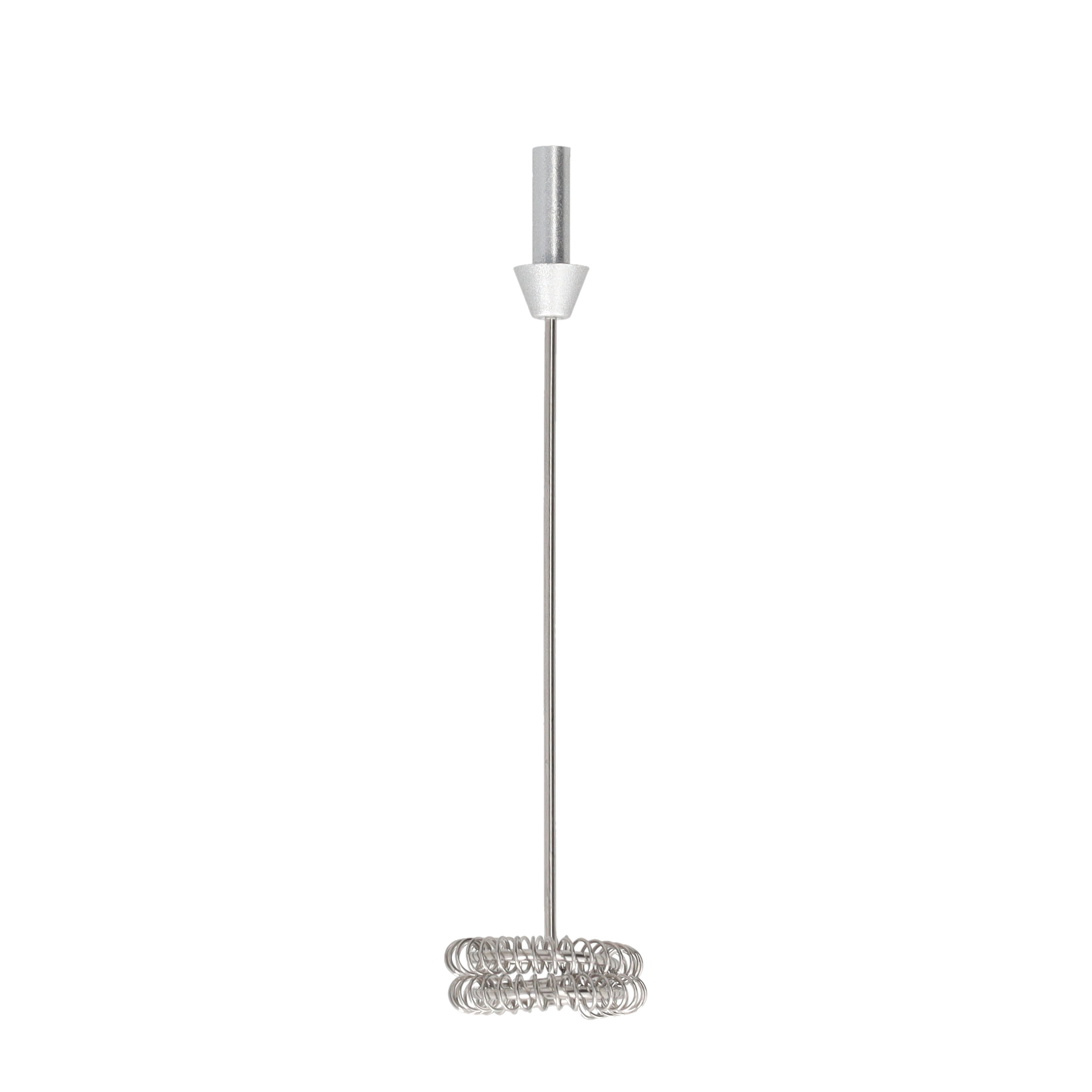 (4-tlg. Set) 250x65mm Elektrischer Hand Mixer Milch Aufschäumer Kabelloser Schneebesen inkl. Halterung   Aufsätze (Batteriebetrieben) - Schwarz