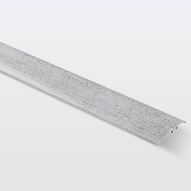 Barre de seuil en aluminium décor bois GoodHome 37 x 1 800 mm DÉCOR 155