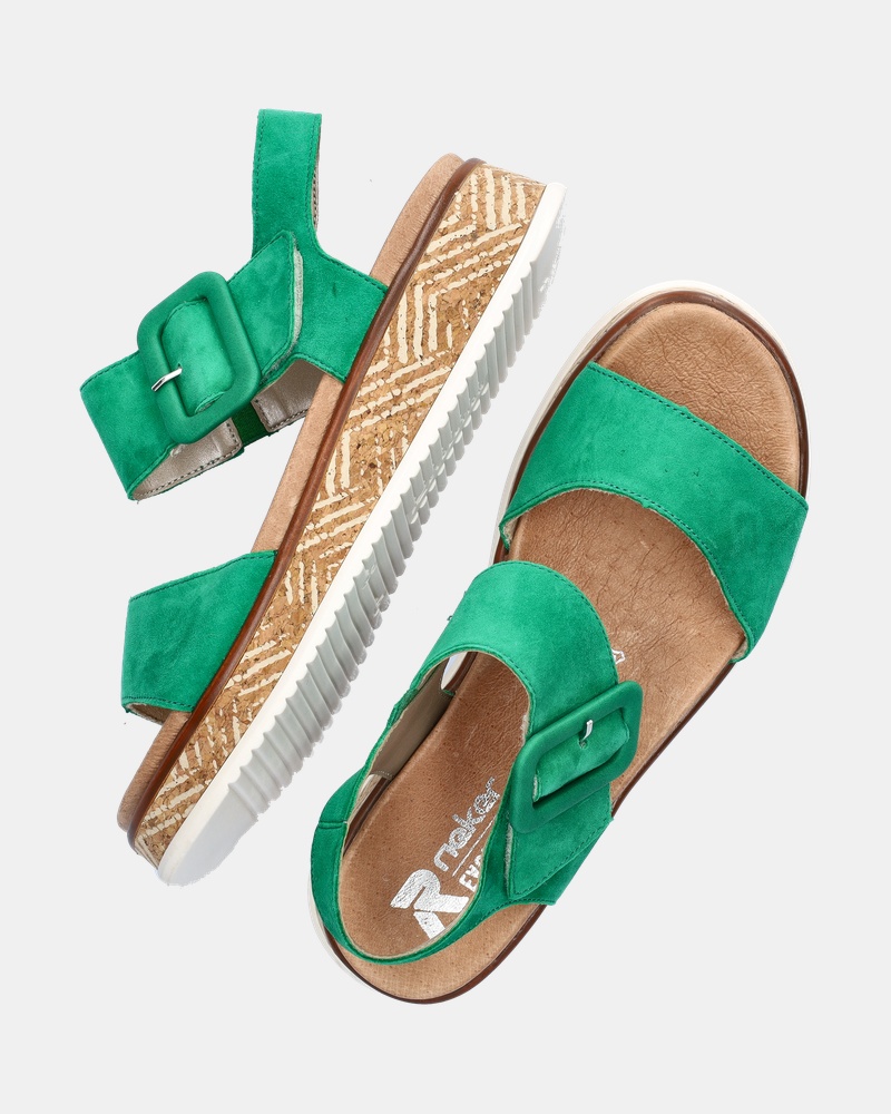 Rieker Sandalen  - groen