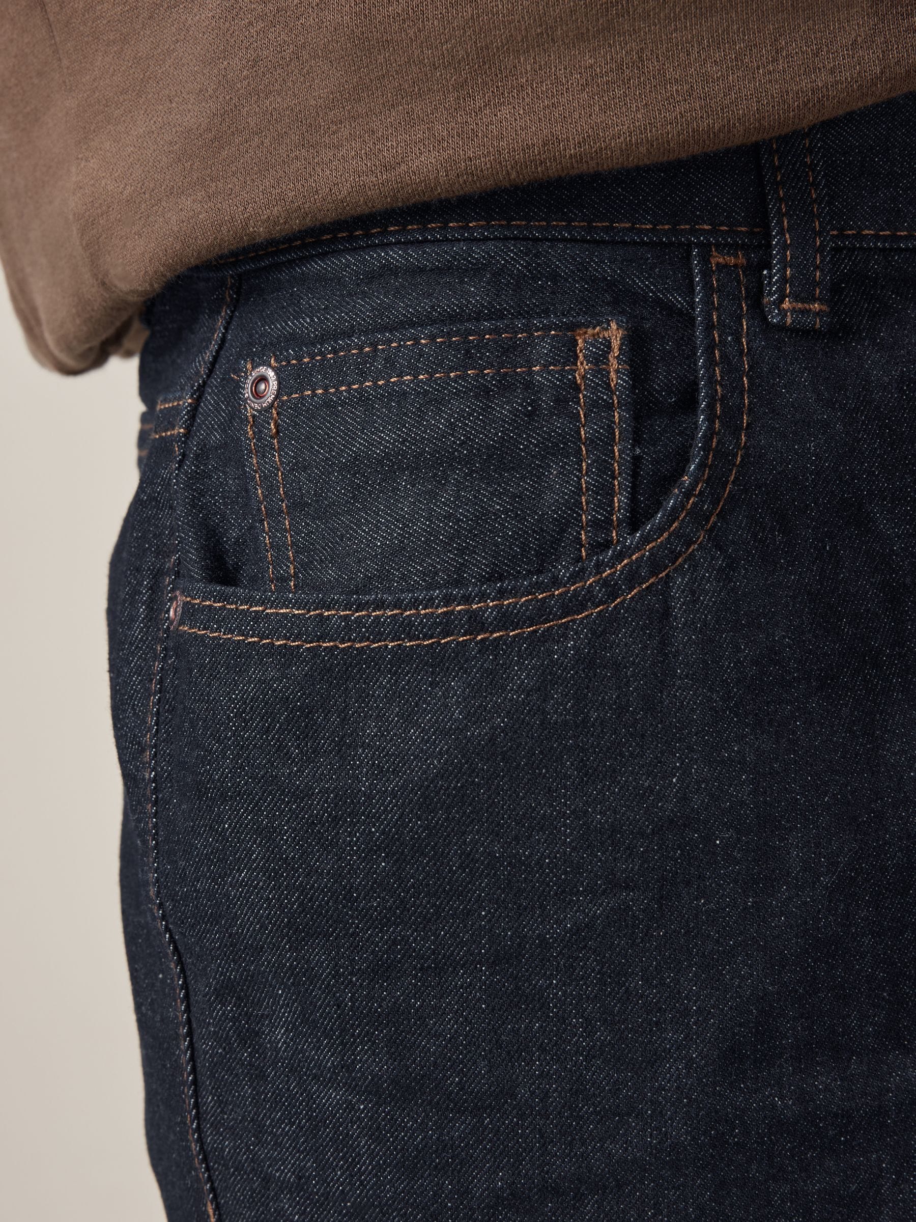 Donkerblauw - 100% katoenen authentic jeans
