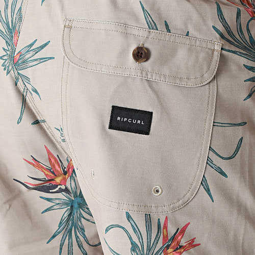 Short De Bain Paradiso Volley 03DMBO Beige Floral