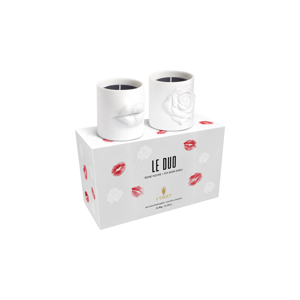 Le Duo Oh Mon Dieu! + Rose Noire Candle