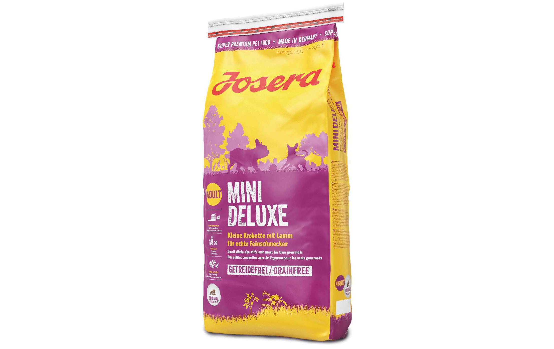 Trockenfutter MiniDeluxe Small Dogs, 0.9 kgAlleinfuttermittel für ausgewachsene Hunde kleiner Rassen