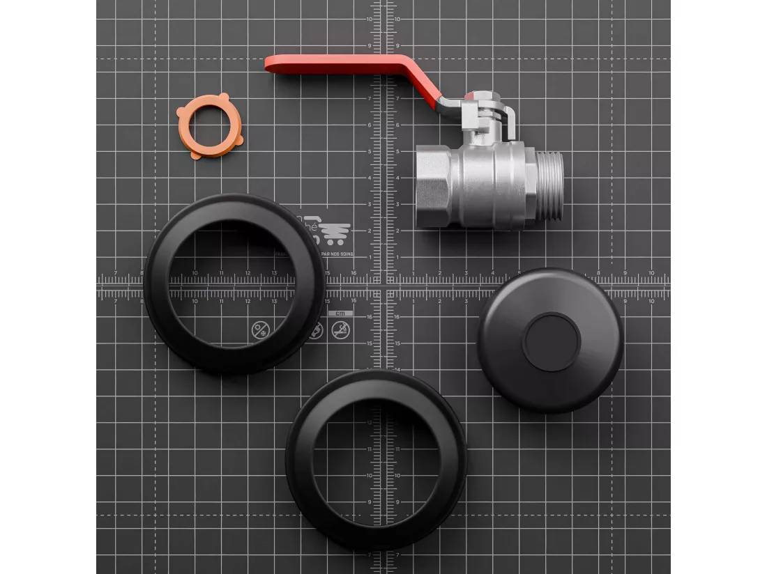 Kit de Jumelage Vertical pour Récupérateur Modulable