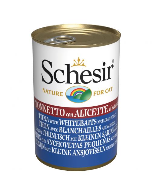 Schesir Kat Blik Gelei 140 g - Kattenvoer