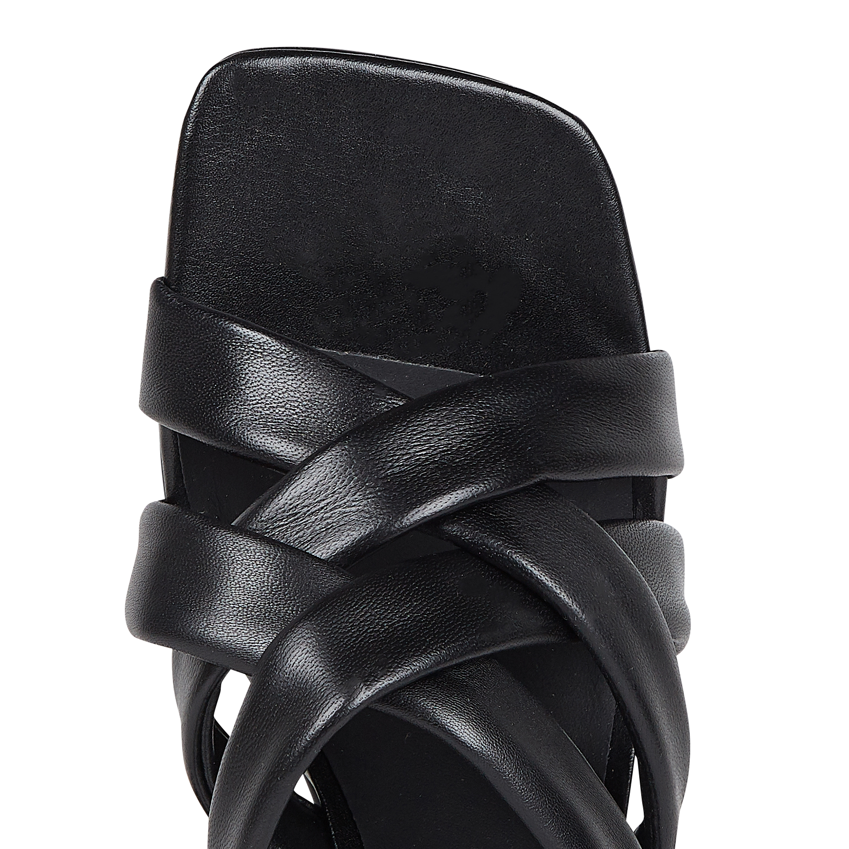 COURTLITE DBT - Mules à talon en cuir| Bleu