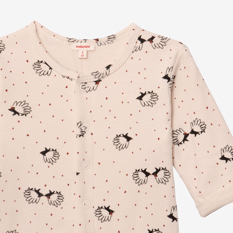 Pyjama bio bébé hérissons et pois Catimini Aucune nuance