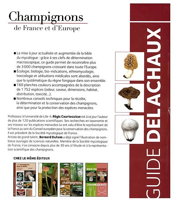 DELACHAUX  NIESTLE - CHAMPIGNONS DE FRANCE ET EUROPE