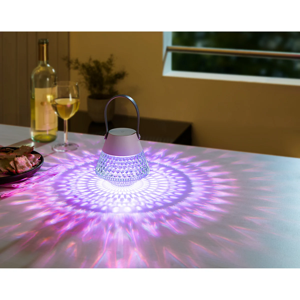 viva domo - LED-Akku-Outdoor-Tischlampe