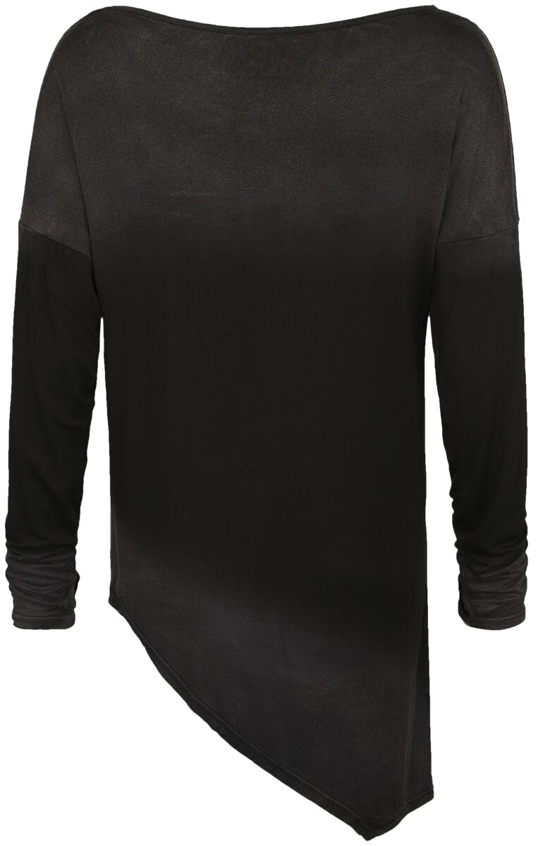Haut manches longues imprimé loup | Black Premium by EMP T-shirt manches longues