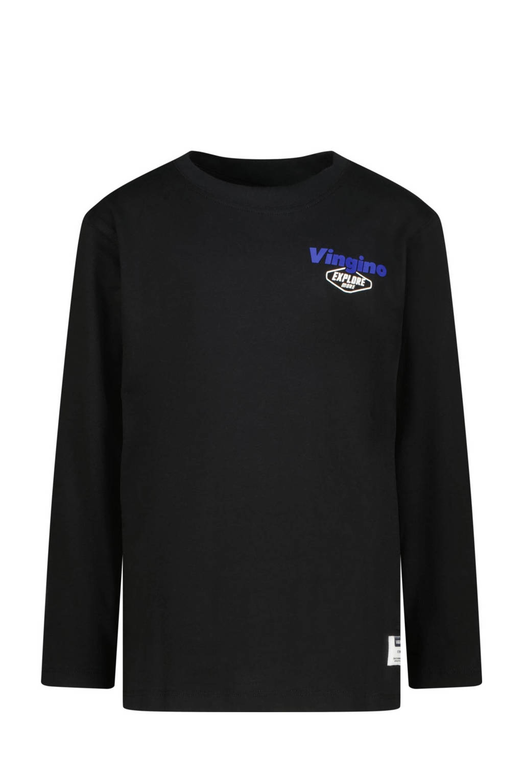 Vingino longsleeve Jackos met backprint zwart