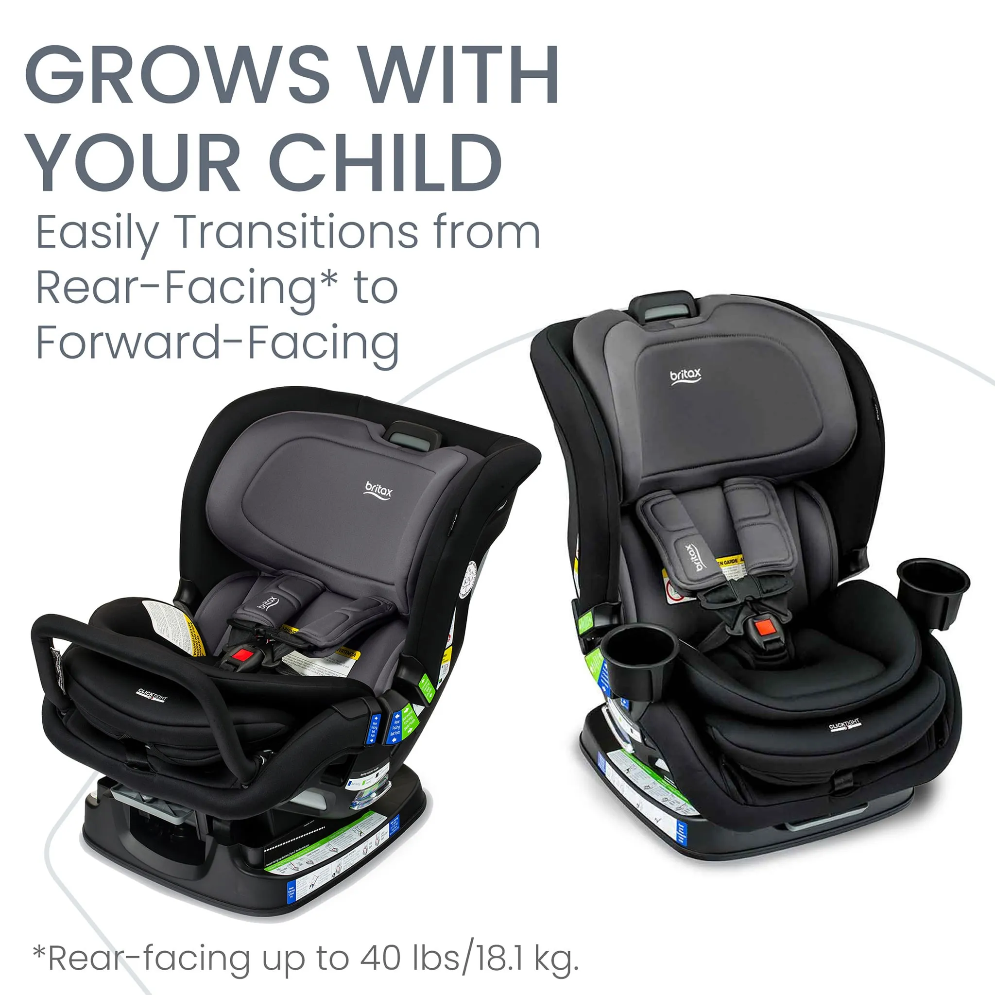 Britax Siège d'Auto 5-65lb Poplar™ - Onyx